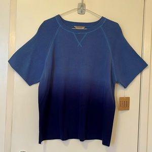 Teddi woman blue ‘hombre’ short-sleeve top